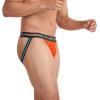 imageJockey Sport Mens Underwear Stability Pouch Microfiber Jock StrapOrange Blaze