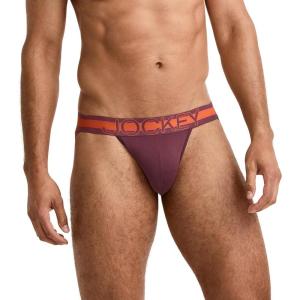 imageJockey Sport Mens Underwear Stability Pouch Microfiber Jock StrapBlack Currant
