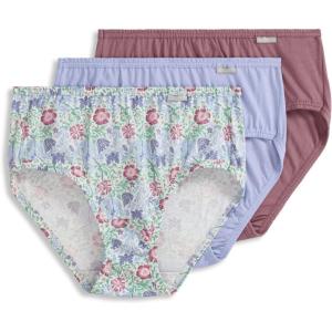 imageJockey Womens Underwear Plus Size Elance Hipster  3 PackMythos Garden