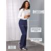 imageJockey Scrubs Classic Womens Favorite Fit Drawstring PantWhite
