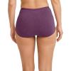 imageJockey Underwear Women Briefs  Worry Free Cotton Stretch Moderate Absorbency Period Underwear for WomenBerry Heather