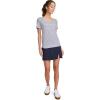 imageJockey Womens Activewear EVERACTIVE VNeck TeeNavy Jess Stripe