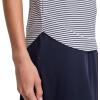 imageJockey Womens Activewear EVERACTIVE VNeck TeeNavy Jess Stripe