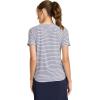imageJockey Womens Activewear EVERACTIVE VNeck TeeNavy Jess Stripe