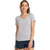 imageJockey Womens Activewear EVERACTIVE VNeck TeeSolid Grey