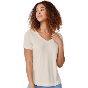 imageJockey Womens Activewear EVERACTIVE VNeck TeeSandy Heather