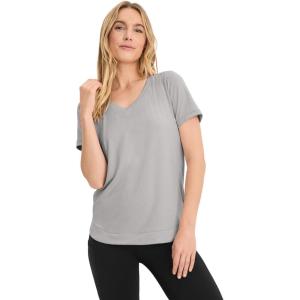 imageJockey Womens Activewear EVERACTIVE VNeck TeeSilver Fox
