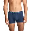 imageJockey Mens Underwear Organic Cotton Stretch 4quot Trunk  3 PackNocturne Cove