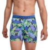 imageJockey Mens Underwear True Style 6quot Boxer Brief  3 PackFanning FloraTrue BlueFrolic Stripe