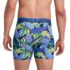 imageJockey Mens Underwear True Style 6quot Boxer Brief  3 PackFanning FloraTrue BlueFrolic Stripe