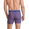 imageJockey Mens Underwear True Style 6quot Boxer Brief  3 PackFlamingo GeoTrue NavyDetail Stripe