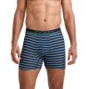imageJockey Mens Underwear True Style 6quot Boxer Brief  3 PackFuture Dusk Cherished StripeFaded GrapeDeconstructed Geo