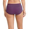imageJockey Underwear Women Hipster  Worry Free Cotton Stretch Moderate Absorbency Period Underwear for WomenBerry Heather