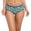 imageJockey Womens Underwear Organic Cotton Stretch Logo Hipster  3 PackCoastline Mix