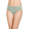 imageJockey Womens Underwear Organic Cotton Stretch Logo Hipster  3 PackDried SageDeep SangriaSilver Plum