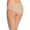 imageJockey Womens Underwear Organic Cotton Stretch Logo Hipster  3 PackIvoryLightAlmond
