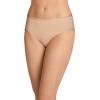 imageJockey Womens Underwear Organic Cotton Stretch Logo Hipster  3 PackIvoryLightAlmond