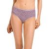 imageJockey Womens Underwear Organic Cotton Stretch Logo Hipster  3 PackPurple Haze Dot
