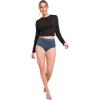 imageJockey Womens Underwear Worry Free Microfiber Moderate Absorbency BriefNocturne Blue