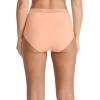 imageJockey Womens Underwear Worry Free Microfiber Moderate Absorbency BriefPeach Smoothie