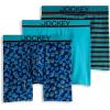 imageJockey Mens Underwear True Style 6quot Boxer Brief  3 PackBlooming FloralOcean SurfMystery Stripe