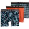 imageJockey Mens Underwear True Style 6quot Boxer Brief  3 PackLeafy Stripe