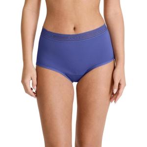 imageJockey Womens Underwear Worry Free Microfiber Moderate Absorbency BriefFuture Dusk