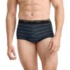 imageJockey Mens Underwear Briefs  Classic Full Rise Design Pack of 3  Authentic Mens Underwear for Comfort and QualityAutumn Stripe