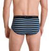 imageJockey Mens Underwear Briefs  Classic Low Rise Design Pack of 3  Authentic Mens Underwear for Comfort and QualityTrue BlueOne Fine Marina StripeSolid Grey