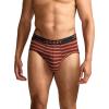 imageJockey Mens Underwear Lightweight Cotton Blend Brief  5 PackBattleship Red
