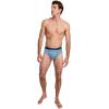 imageJockey Mens Underwear Lightweight Cotton Blend Brief  5 PackTrue NavyTeal SlateDaring Stripe BluesSpearmintTrue Navy