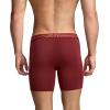imageJockey Mens Underwear Organic Cotton Stretch 65quot Boxer Brief  3 PackTerracotta Bay