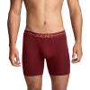 imageJockey Mens Underwear Organic Cotton Stretch 65quot Boxer Brief  3 PackTerracotta Bay