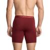 imageJockey Mens Underwear Organic Cotton Stretch 95quot Long Leg Boxer Brief  3 PackTerracotta Bay