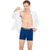 imageJockey Mens Underwear Infinite Cool Microfiber Stretch 6quot Boxer Brief  3 PackRed AppleMarina BlueTrue Navy