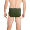 imageJockey Mens Underwear Infinite Cool Microfiber Stretch Brief  3 PackMilitary GreenBattleship GreyBlack