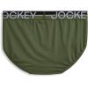 imageJockey Mens Underwear Infinite Cool Microfiber Stretch Brief  3 PackMilitary GreenBattleship GreyBlack