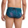 imageJockey Mens Underwear Infinite Cool Microfiber Stretch Brief  3 PackNorthern LightUnderwater WaveBlack
