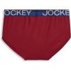 imageJockey Mens Underwear Infinite Cool Microfiber Stretch Brief  3 PackRed AppleMarina BlueTrue Navy