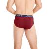 imageJockey Mens Underwear Infinite Cool Microfiber Stretch Brief  3 PackRed AppleMarina BlueTrue Navy