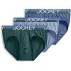imageJockey Mens Underwear Infinite Cool Microfiber Stretch Brief  3 PackCactus PineShowerFresh Coast