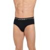 imageJockey Mens Underwear Organic Cotton Stretch Brief  3 PackBlack
