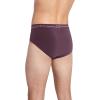 imageJockey Mens Underwear Organic Cotton Stretch Brief  3 PackCherry WineShowerCactus Pine