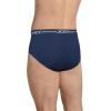 imageJockey Mens Underwear Organic Cotton Stretch Brief  3 PackInk WellTornado BlueLake Sky