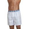 imageJockey Mens Underwear 100 Cotton Woven 5quot BoxerJunior Plaid