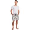 imageJockey Mens Loungewear Cotton Blend Fleece 85quot ShortSeriously Stripe