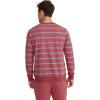 imageJockey Mens Loungewear Cotton Blend Fleece Crew SweatshirtSingle Stripe