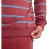 imageJockey Mens Loungewear Cotton Blend Fleece Crew SweatshirtSingle Stripe