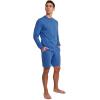 imageJockey Mens Loungewear Cotton Blend Fleece Crew SweatshirtTrue Blue