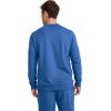 imageJockey Mens Loungewear Cotton Blend Fleece Crew SweatshirtTrue Blue